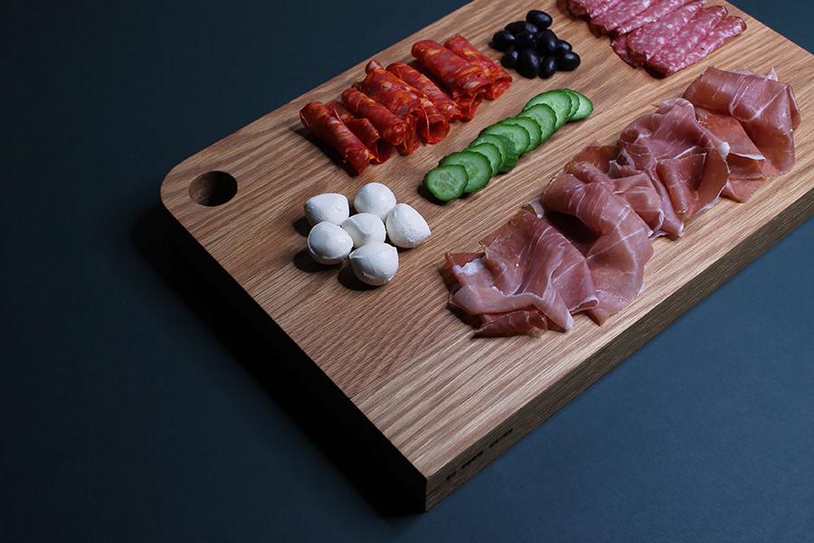 wooden board for food